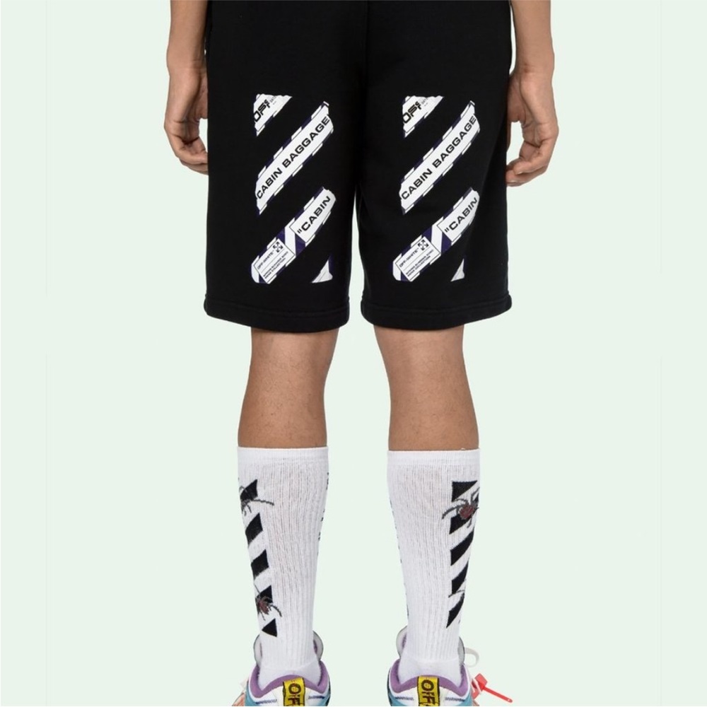 Off-White Black Men's Shorts